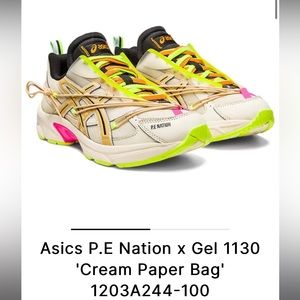 Asics P.E Nation x Gel 1130 'Cream Paper Bag'